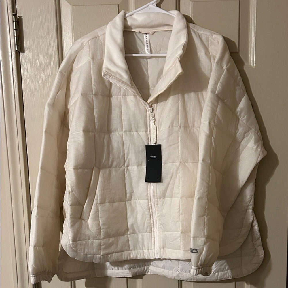 Fabletics Off-White Puffer Jacket